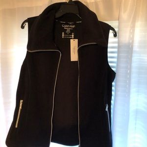 Calvin Klein Small Black Fleece Vest